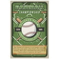 thumbnail image 1 of Puzzles 500 PCS Baseball Championship With Motivational Quotes Poster Vintage, 1 of 5