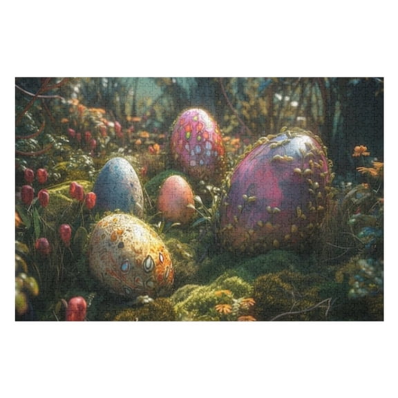 Puzzles for Adults 1000 Pieces - Multi Colored Fish Swim Vibrant Aquatic Wonderland Unique Artwork Jigsaw Puzzle, Large Piece Puzzle, Great for Beginners, Gifts for Loved Ones