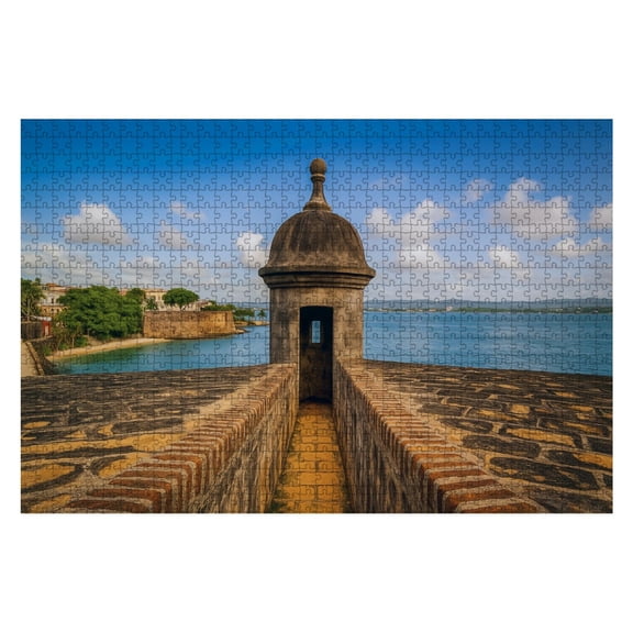 Puzzles For Adults 1000 Pieces old san juan lookout tower Wooden Jigsaw Puzzles Birthday Gift Challenging Difficult Puzzles Decompression Family Game Gift
