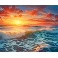 thumbnail image 1 of Puzzles For Adults 200 Pieces Sunset On The Ocean Beach Formation Wooden Educational Games For Family Friend Home Decor  Jigsaw Puzzle Funny Wall Art Gift, 1 of 9