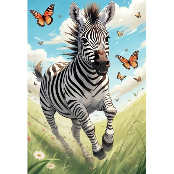 Puzzles for Adults 300 Pieces Anime Style Animal Zebra Wooden Jigsaw Puzzle Impossible Hard Difficult Challenging Game Artistic Wall Decor Accessories DIY Puzzles for Home Decoration