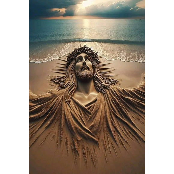 Puzzles for Adults 300 Pieces Jesus Christian Wooden Jigsaw Puzzle Impossible Hard Difficult Challenging Game Artistic Wall Decor Accessories DIY Puzzles for Home Decoration