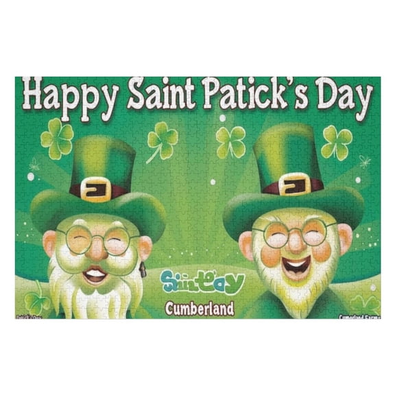 Puzzles for Adults 300 Pieces - Stylish Little Leprechaun Challenging Jigsaw Puzzle, Daring to Try, Family Entertainment Interactive Fun Jigsaw Puzzle Gifts