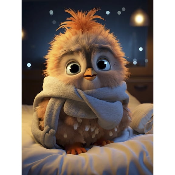 Puzzles for Adults 500 Pieces Animated Cartoon Bird Wooden Jigsaw Puzzle Impossible Hard Difficult Challenging Game Artistic Wall Decor Accessories DIY Puzzles for Home Decoration