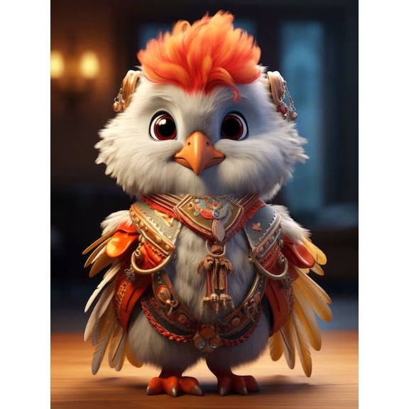 Puzzles for Adults 500 Pieces Animated Cartoon Bird Wooden Jigsaw Puzzle Impossible Hard Difficult Challenging Game Artistic Wall Decor Accessories DIY Puzzles for Home Decoration