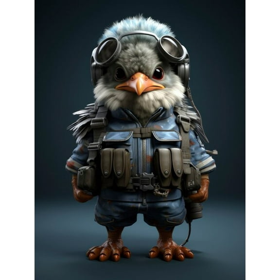 Puzzles for Adults 500 Pieces Aviator Bird Wooden Jigsaw Puzzle Impossible Hard Difficult Challenging Game Artistic Wall Decor Accessories DIY Puzzles for Home Decoration