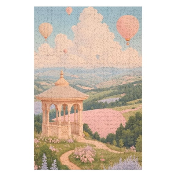 Puzzles for Adults 500 Pieces - Beautiful Fantasy Landscape High Difficulty Wooden Jigsaw Puzzle - Family Entertainment Leisure Fun Interactive, Relaxing Holiday Puzzles