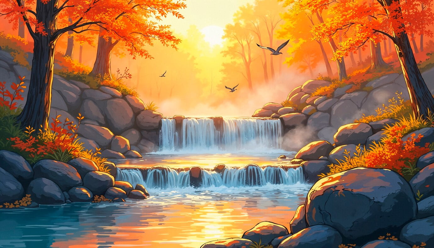 Photo inspiration: Strives Hard To Decor Reference: Puzzles For Adults 500 Pieces Beautiful Waterfall Landscape Wooden
