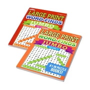 Puzzles Book KAPPA Jumbo Large Print Word Finds | 2-Titles