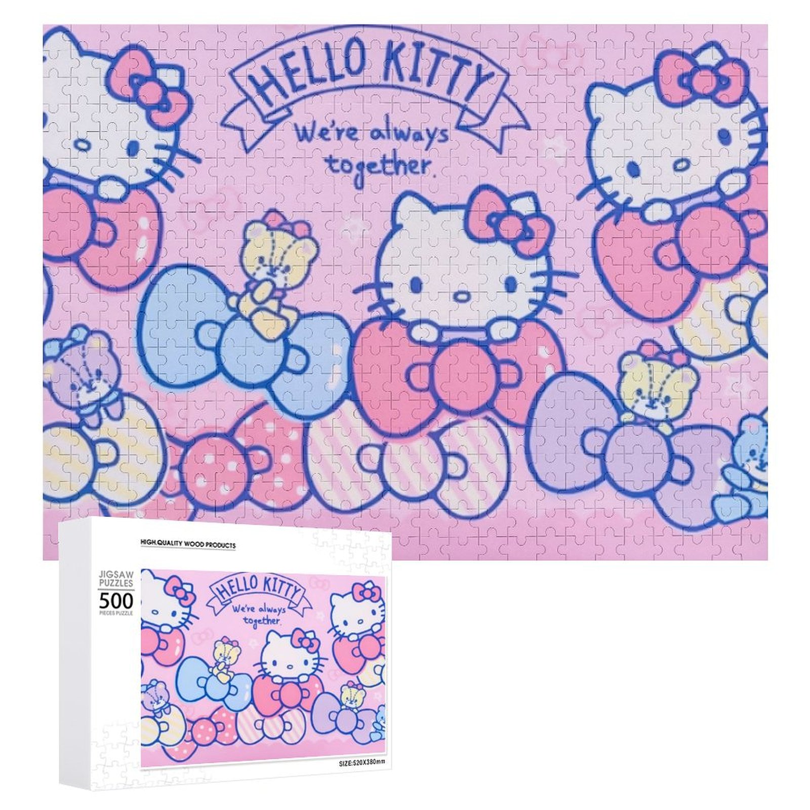 Photo inspiration: Visual Reference: Puzzles For Kids Ages 4 8 Hello Kitty We Re