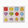 thumbnail image 1 of Puzzles For Toddlers 1 2 3 4 Years Old Wooden Peg Puzzle For Toddlers Kids Alphabet Number Shape Puzzles For Kids Preschool Educational Peg Puzzle Set Wooden Montessori Toddler Gift For Girls Boys, 1 of 2
