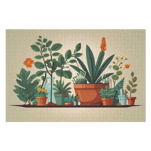 Puzzles for Adults 1000 Pieces - Botanist Funny Challenging Puzzle Perfect for Game Nights