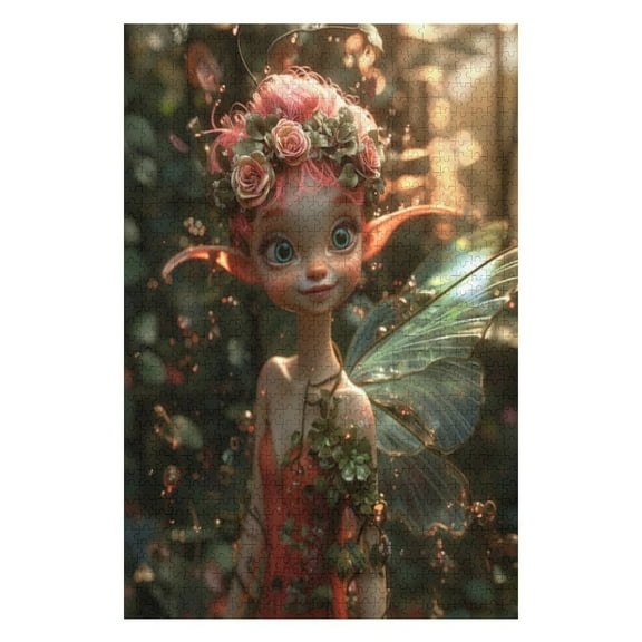 Puzzles for Adults 1000 Pieces - Cute Fairy Funny Challenging Puzzle Brain Teaser Activity Perfect for Game Nights
