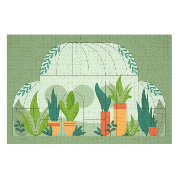 Puzzles for Adults 300 Pieces - Botanical Garden Challenging Gift for Puzzle Lovers, Fun Time with Friends, Displayable Wall Decor