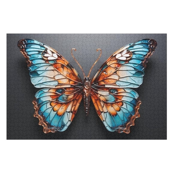 Puzzles for Adults 300 Pieces - Butterfly Fun Educational Toys Decompressing Intellectual Puzzles Gift for Easter Hallowen Christmas Birthday