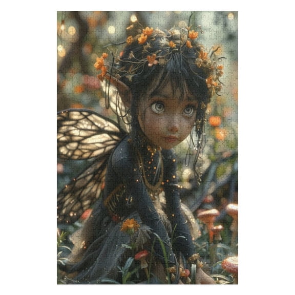 Puzzles for Adults 300 Pieces - Cute Fairy Funny Puzzles Brain Challenge Educational Game Relaxation Pastime Entertainment Activity Decorative Puzzle