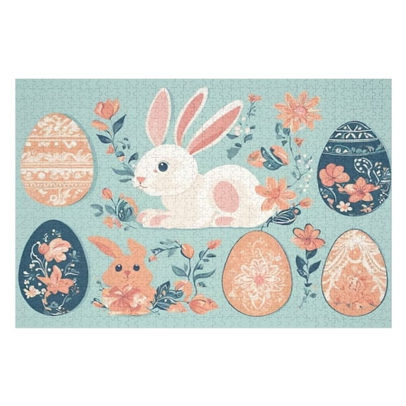 Puzzles for Adults 300 Pieces - Easter Bunny Funny Puzzles Challenging Brain Exercise, for Puzzle Lovers Gift