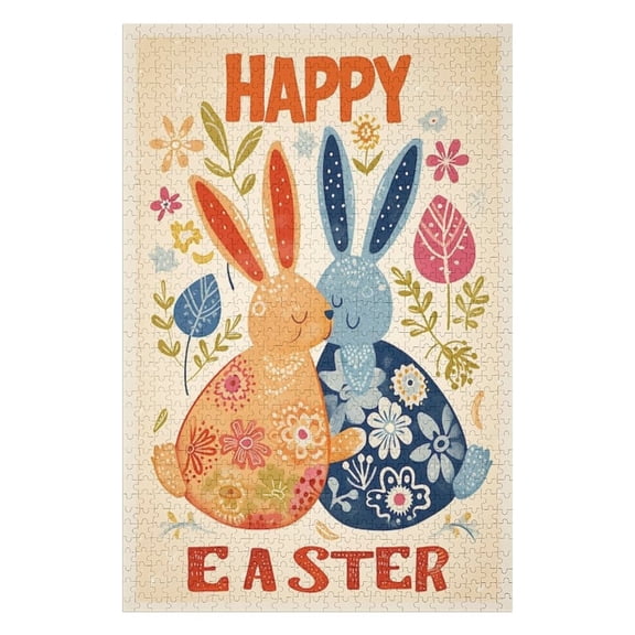 Puzzles for Adults 300 Pieces - Easter Funny Jigsaw Puzzles Learning & Fun Educational Toys Gift