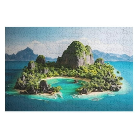 Puzzles for Adults 300 Pieces - El Nido Palawan Philippines Puzzle for Stress Relief and Leisure Holiday Gifts Home Decor Collectibles