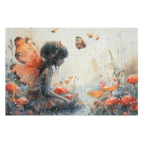 Puzzles for Adults 300 Pieces - Enchanting Watercolor Fairy Funny Puzzles Educational Games Gift for Birthday Christmas Halloween