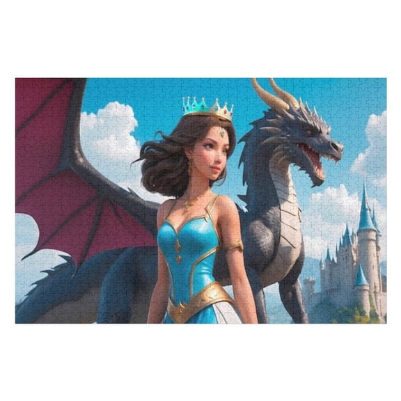 Puzzles for Adults 300 Pieces - Fantasy Princess Funny Jigsaw Puzzles Learning & Fun Educational Toys Gift