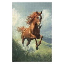 Puzzles for Adults 300 Pieces - Horse Puzzle Challenging Educational Toys Gifts for Home Decor Family Activities