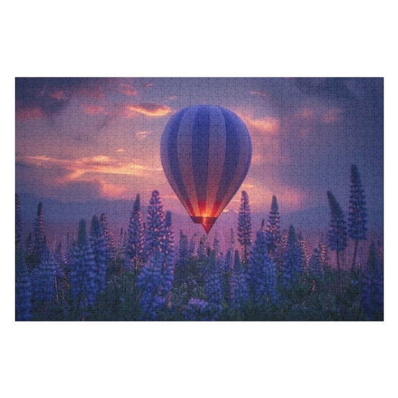 Puzzles for Adults 300 Pieces - Hot Air Balloon Puzzle Challenging Educational Toys Puzzles Reduced Pressure Gift