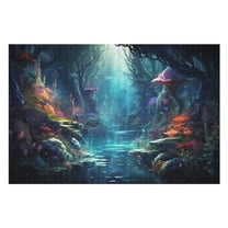 Puzzles for Adults 300 Pieces - Magical Fantasy Landscape Puzzle Challenging Educational Toys Puzzles Reduced Pressure Gift