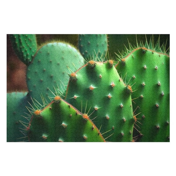 Puzzles for Adults 300 Pieces - Nature Prickly Beauty Sharp Puzzles for Family Games, Puzzle for Gifts, Funny Puzzle for Education