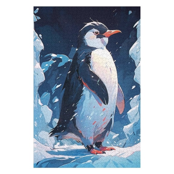 Puzzles for Adults 300 Pieces - Penguin Funny Puzzle - Unique Brain Teaser, for Puzzle Enthusiasts