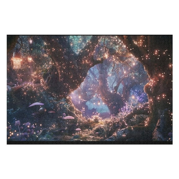 Puzzles for Adults 300 Pieces - Picture Tree With Word Sea It Funny Educational Puzzles, Birthday Christmas Valentine's Day Gift