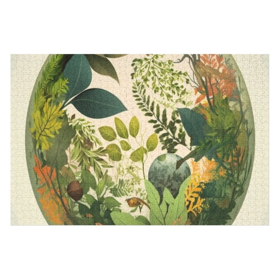 Puzzles for Adults 300 Pieces - Plants Challenging Gift for Puzzle Lovers, Fun Time with Friends, Displayable Wall Decor