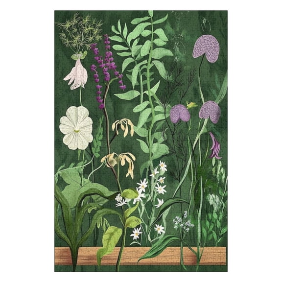 Puzzles for Adults 300 Pieces - Plants Puzzle Challenging Educational Toys Puzzles Reduced Pressure Gift