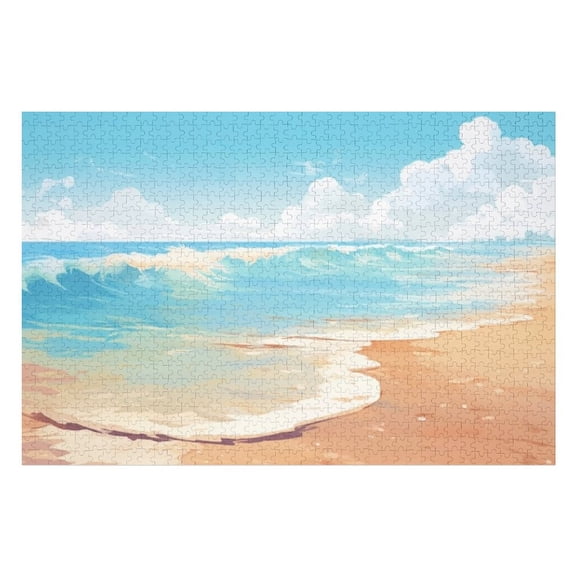 Puzzles for Adults 300 Pieces - Sea Landscape Challenging Gift for Puzzle Lovers, Fun Time with Friends, Displayable Wall Decor