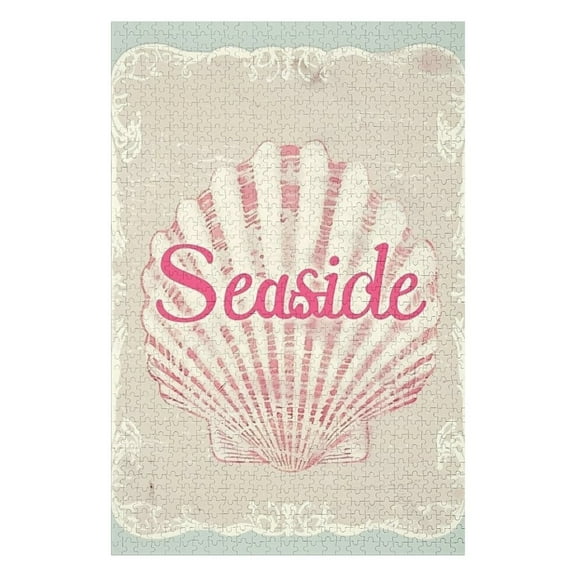 Puzzles for Adults 300 Pieces - Seashell Seasaid Stress Relief Puzzle, Family Entertainment, Relaxation and Leisure, Collectible Decoration Puzzle
