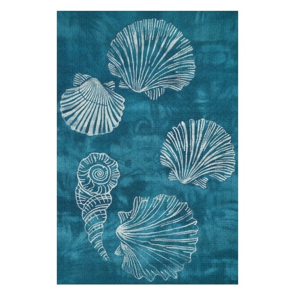Puzzles for Adults 300 Pieces - Seashells Funny Puzzle Unique Difficult and Challenge Large Puzzle Game Toys Gift