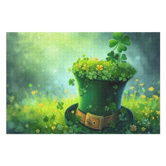 Puzzles for Adults 300 Pieces - Shamrock Fun Brain Puzzle Lovers Challenging and Relaxing Gifts Idea