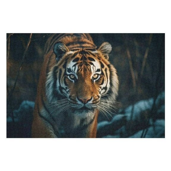 Puzzles for Adults 300 Pieces - Tiger Nature Funny Puzzles Gift for Birthday Wedding Christmas Halloween