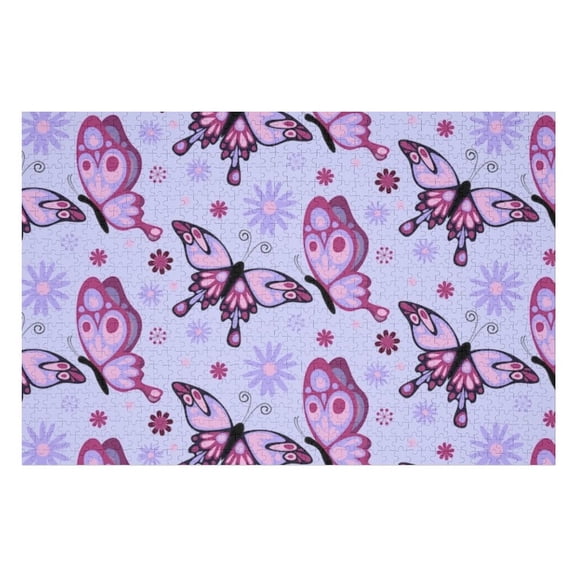 Puzzles for Adults 500 Pieces - Butterfly Pattern Puzzles for Family Games, Puzzle for Gifts, Funny Puzzle for Education