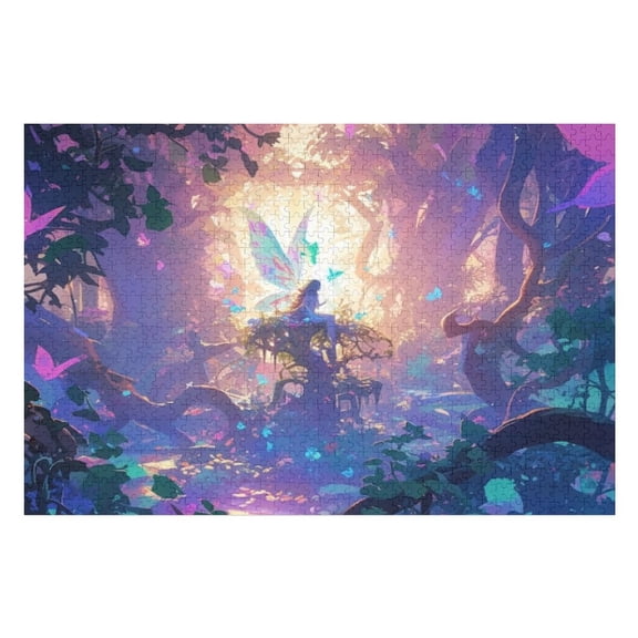 Puzzles for Adults 500 Pieces - Fantasy Magic Landscape Funny Challenging Puzzle Brain Teaser Activity Perfect for Game Nights