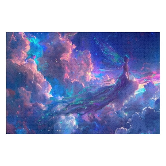 Puzzles for Adults 500 Pieces - Magical Fairy Puzzle Challenging Educational Toys Puzzles Reduced Pressure Gift