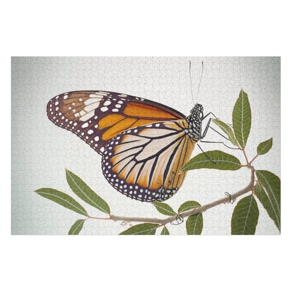 Puzzles for Adults 500 Pieces - Monarch Butterfly Fun Brain Puzzle Lovers Challenging and Relaxing Gifts Idea