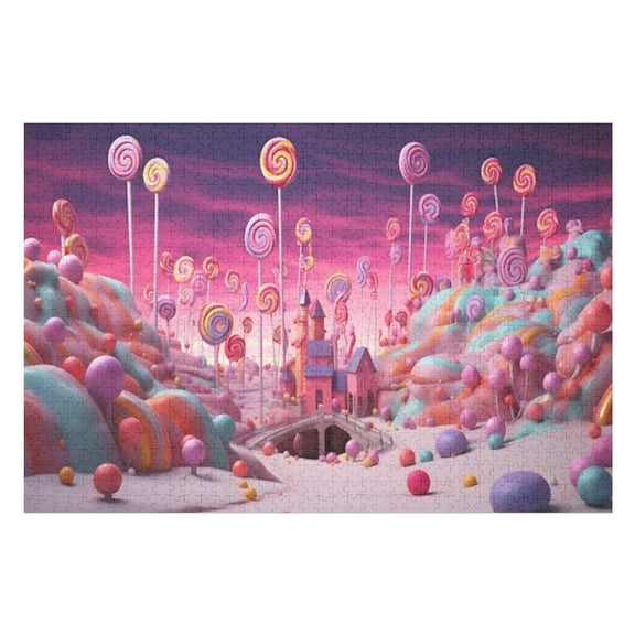 Puzzles for Adults 500 Pieces - Sweet Fantasy World Funny Jigsaw Puzzles Learning & Fun Educational Toys Gift