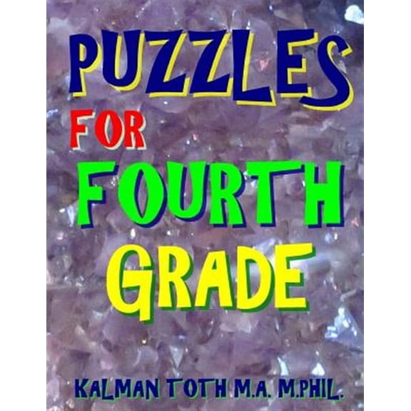 Puzzles for Fourth Grade : 80 Large Print Word Search Puzzles