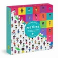 thumbnail image 1 of Puzzlies: 100-Piece, Double-Sided Jigsaw Puzzle, (Hardcover), 1 of 7