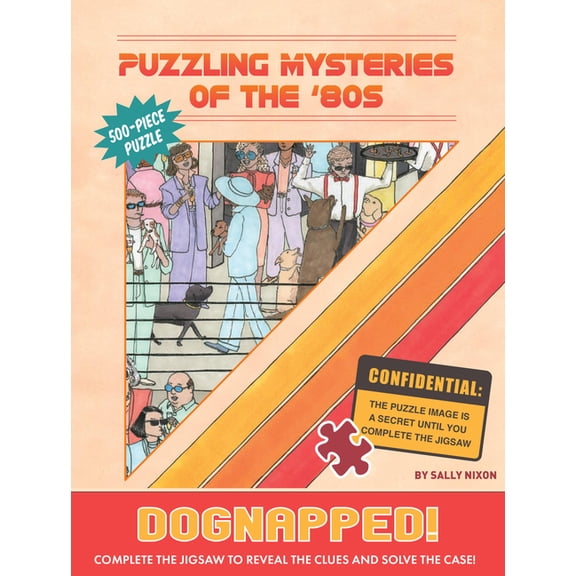 Puzzling Mysteries of the 80s Dognapped! 500-Piece Puzzle (Jigsaw)
