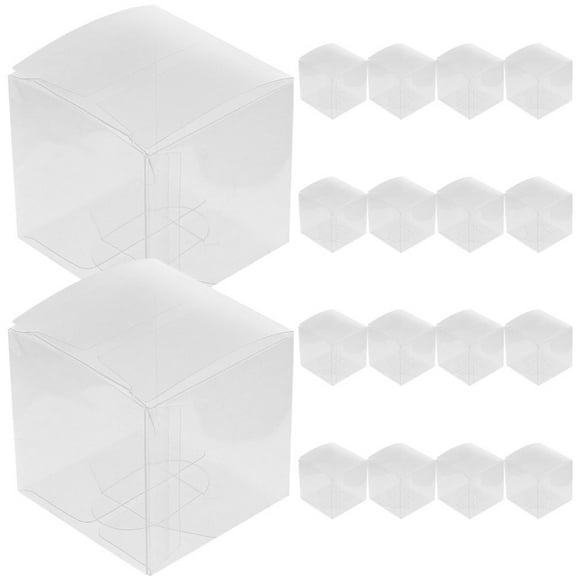 Pvc Box Pcs Clear Favor Boxes Small Treat Gift Bags for Gifts Mini Macarons Cookies