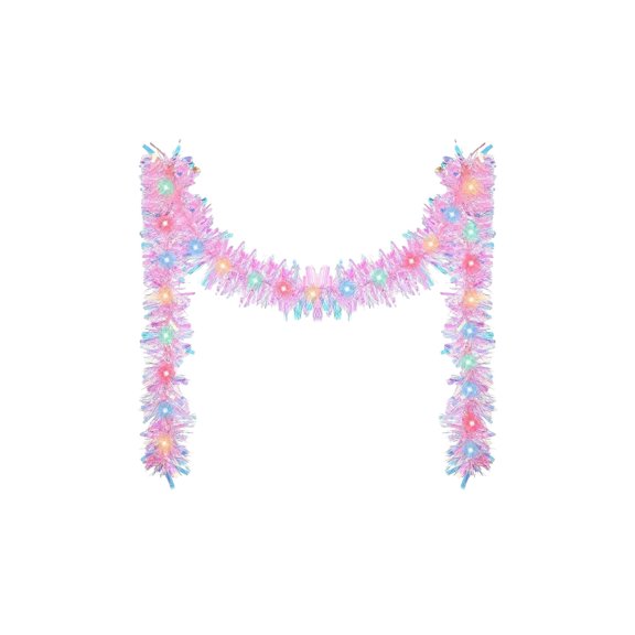 Pvc Christmas Encrypted Decorative Rattan With Colorful Led Light String 5M 196.85 Inches