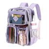 thumbnail image 1 of Pvc Clear Outdoor Backpack Multi Pocket Transparent Sports Backpack Sport Supplies (Purple), 1 of 10