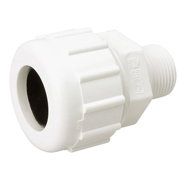 Pvc Compression Male Pipe Thread Adapter 1-1/4"